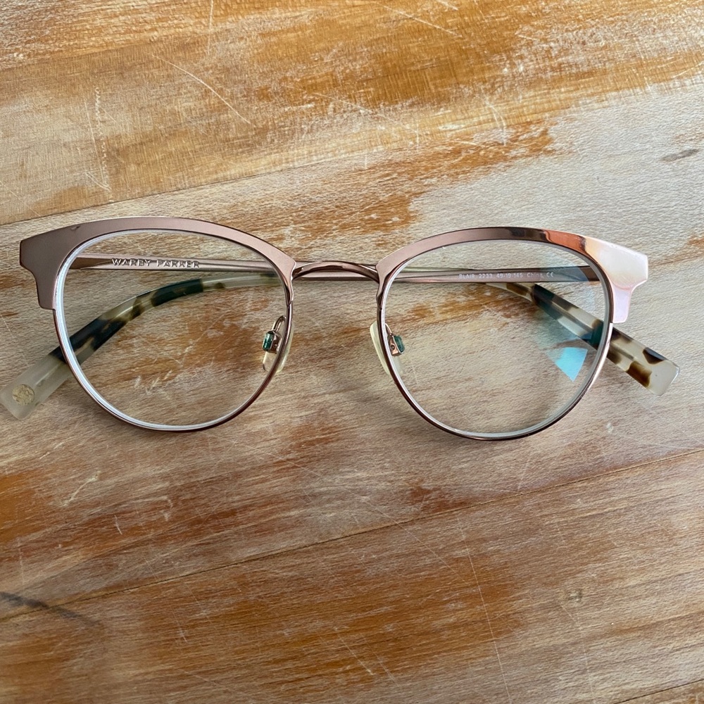 Blair in Rose Gold WARBY PARKER frames